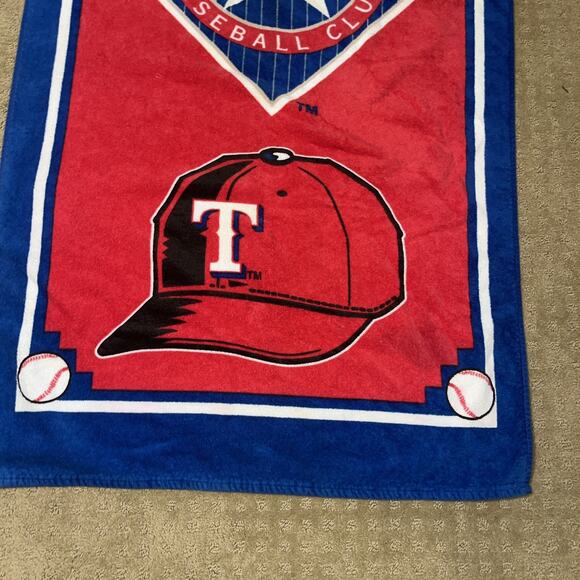 Texas Rangers MLB 28”x 56" Beach Bath Towel Wincraft Baseball World Series - Picture 3 of 5